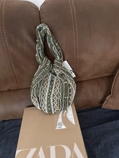 ZARA BUCKET BAG WITH BEADING -