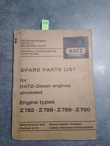 Hatz diesel engine spare parts - diesel,