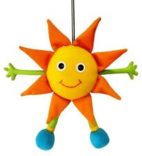 Bouncy sun mobile on spring