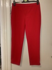 Zara Ladies Red Chino Trousers