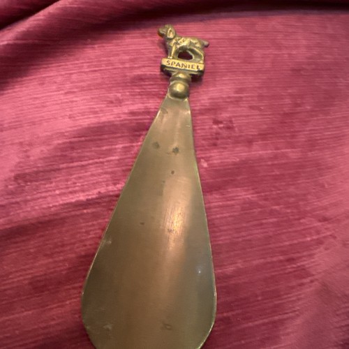 Vintage solid brass shoe - shoe, horn