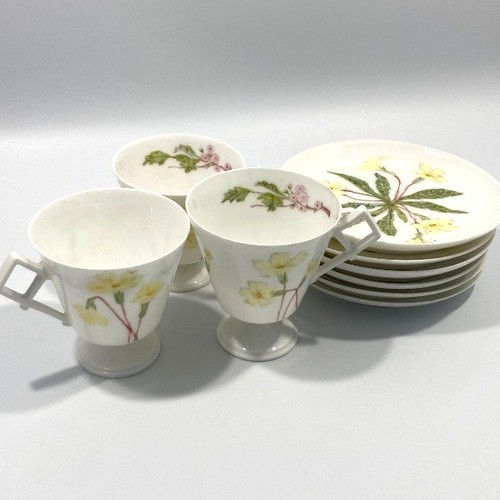 Vintage hand painted tea set - vintage,