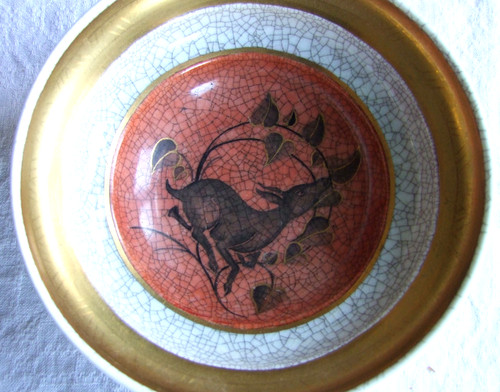 Dahl jensen art deco craquele - art,