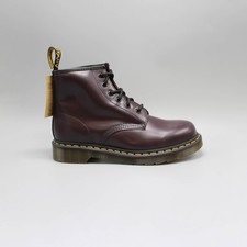 Dr. Martens 101 Yellow Stitch Smooth Leather Ankle Boots Women's / Men's Boot