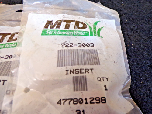 Mtd cub cadet 722 3003 - cadet, 722-3003