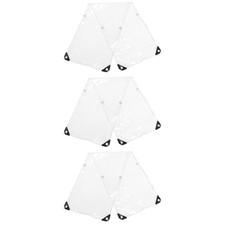  3 Sets Tent Tarp Transparent