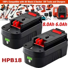 2 PACK Battery FOR BLACK and