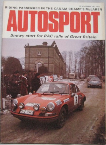 Autosport magazine november - magazine,