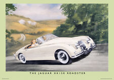 Jaguar 1958 XK150 Roadster Poster Picture Print A1(Plus E Type Mk2 Mk1 XJS V-12