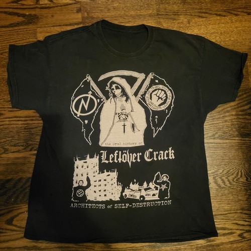 Vtg leftover crack tshirt - crack, xl