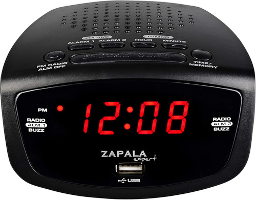 Wake alarm clock with radio - alarm,