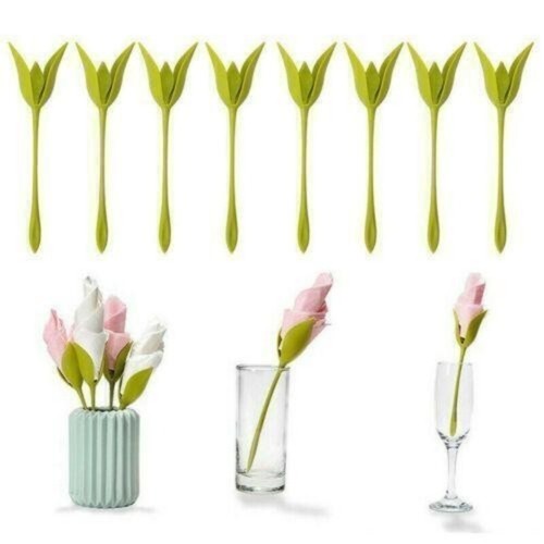 20pcs plastic flower - 1/8/12/20pcs,