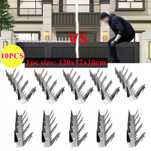 10pcs metal fence spikes - 10pcs, anti