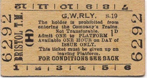 Great western railway platform - western,
