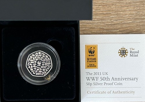 2011 50p wwf 50th - 50th, anniversary