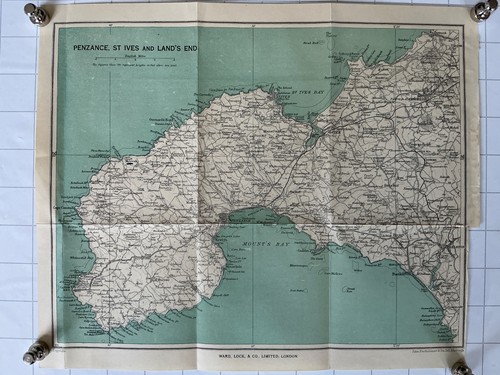 1950 vintage county map - 1950,