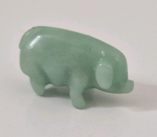 Vintage hand carved - vintage, pig
