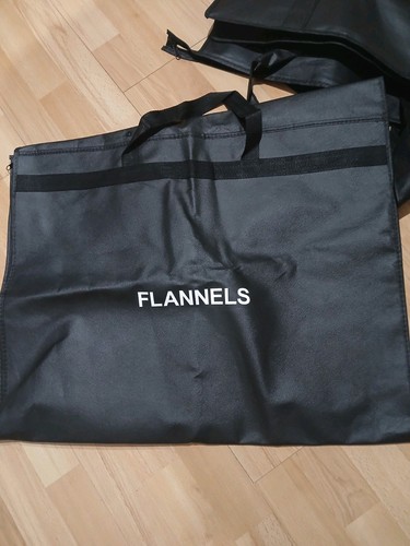 Flannels large black - black, up