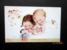 "I'M SO SORRY DEAR!" - MABEL LUCIE ATTWELL NO: 797  - VINTAGE PRINTED CARD