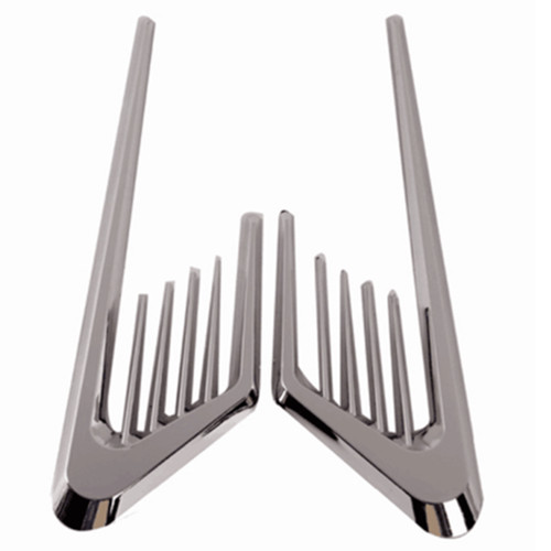 2pcs chrome euro style car - 2pcs,