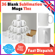 36 Blank Sublimation Mugs 11oz