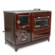 Enameled cast iron - iron, wood