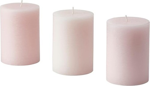 Ikea scented pillar - candles,