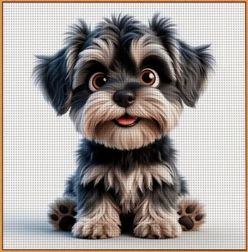 Printed cross stitch kit ct - cross, 11