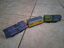 Thomas Trackmaster Dodge & Splatter trains (battery operated). TOMY. RARE