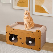 2 In 1 Wooden Cat Scratcher
