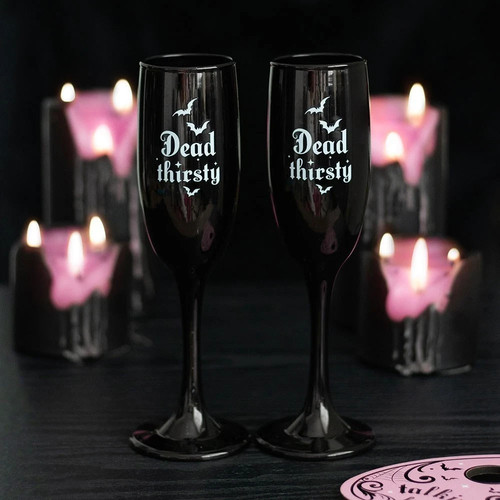 Dead thirsty black - dead, glass