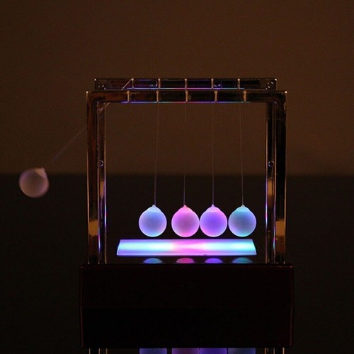 Led newtons cradle - cradle, balance