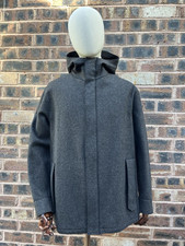 Vintage Cp Company Hooded Wool  Jacket Made In Italy Size 38 BNWOT ptp 23.5 