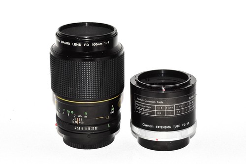 Canon macro 100mm - fd,