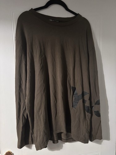 Olive long sleeve t - long, shirt