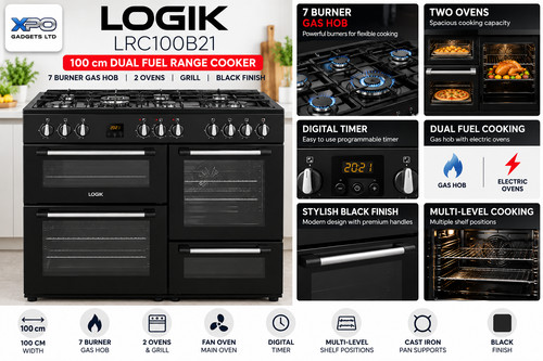 Logik lrc100b21 100cm dual - lrc100b21,