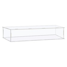 Display Case Box Acrylic Box Transparent Showcase 41x11x11cm for Collectibles