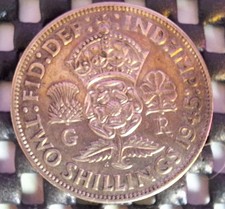 1945 Two Shillings 0.500
