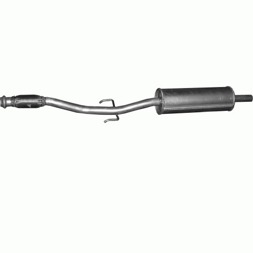 Exhaust central silencer for - exhaust,