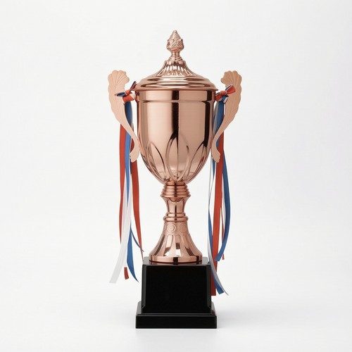 Trophy cup with ribbon - cup,