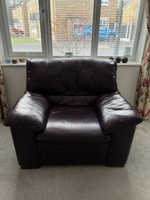 Natuzzi Soft Leather Armchair
