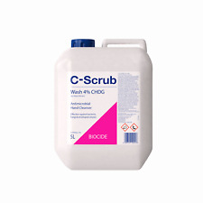 C-Scrub Wash Chlorhexidine 4% Hand ,Skin Cleanser- 5000ml -Hibiscrub Alternative