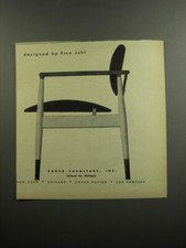 1952 Baker Furniture Chair Ad