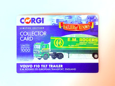 CORGI CERTIFICATE ONLY - VOLVO