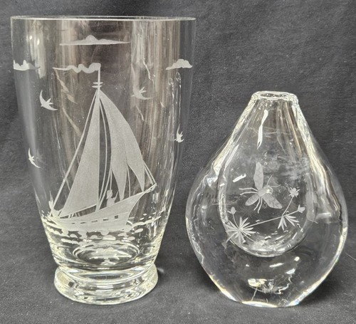 Orrefors etched crystal - 2,