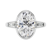 3.50 Carats Oval Lab Grown