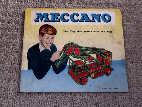 Original meccano toy catalogue - original,