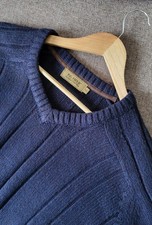 PG FIELD Mens Thick Knit Navy