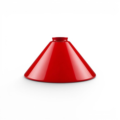 245mm red coolie light - 245mm, shade