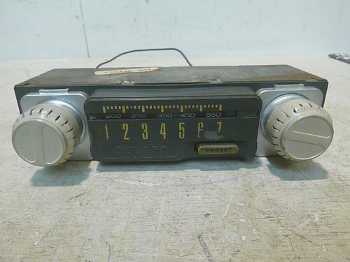 Vintage courier mc02 car radio - car,